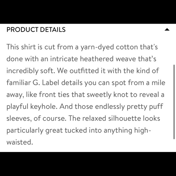 G. By goop peri tie-neck short sleeve shirt - Picture 7 of 13